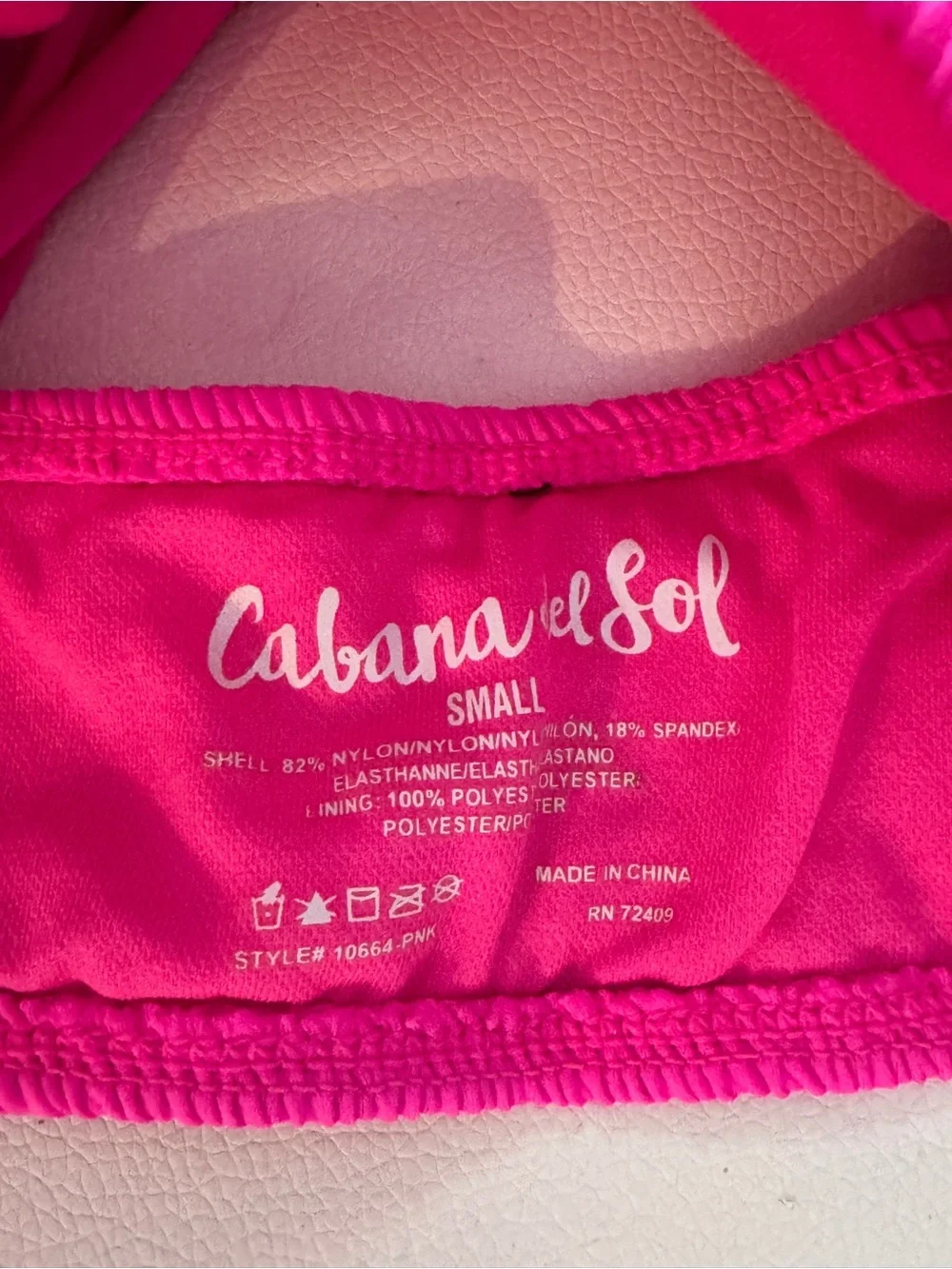 Cabana Del Sol Pink Bikini Set